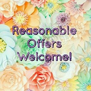 Reasonable offers welcomed!